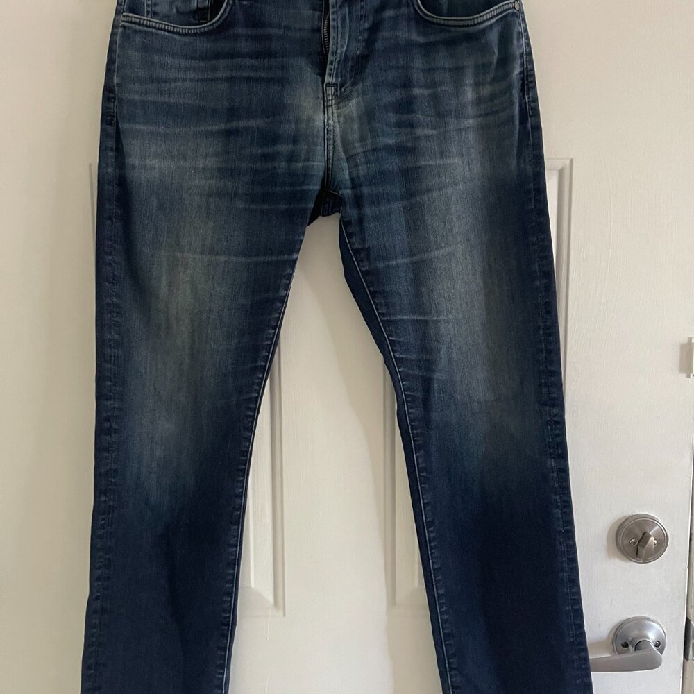 7 For All Mankind Bootcut 34 x 32 Men's  Size 34 x 32 Zip Fp…FPANT06